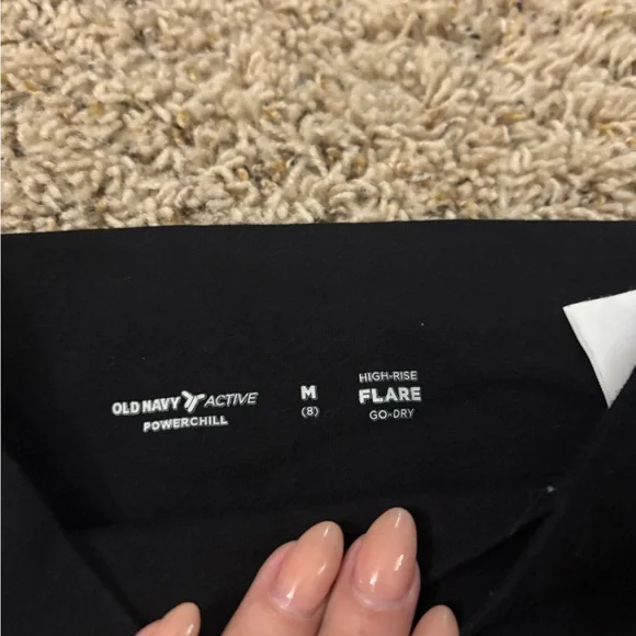 Old Navy Kids Flared Leggings - Lavender, Sky Blue, Black - Picture 2 of 2